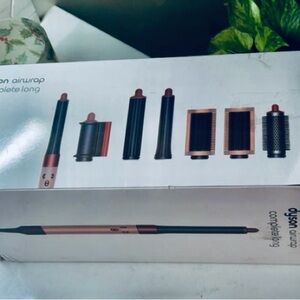 New Dyson Airwrap multi-styler Complete Long in Ceramic Pink & Rose Gold. SEALED